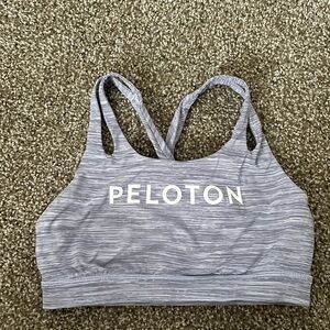 Peloton Gray Sports Bra